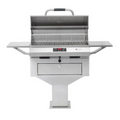 ElectriChef Emerald 24" Pedestal-Base Outdoor Electric Grill