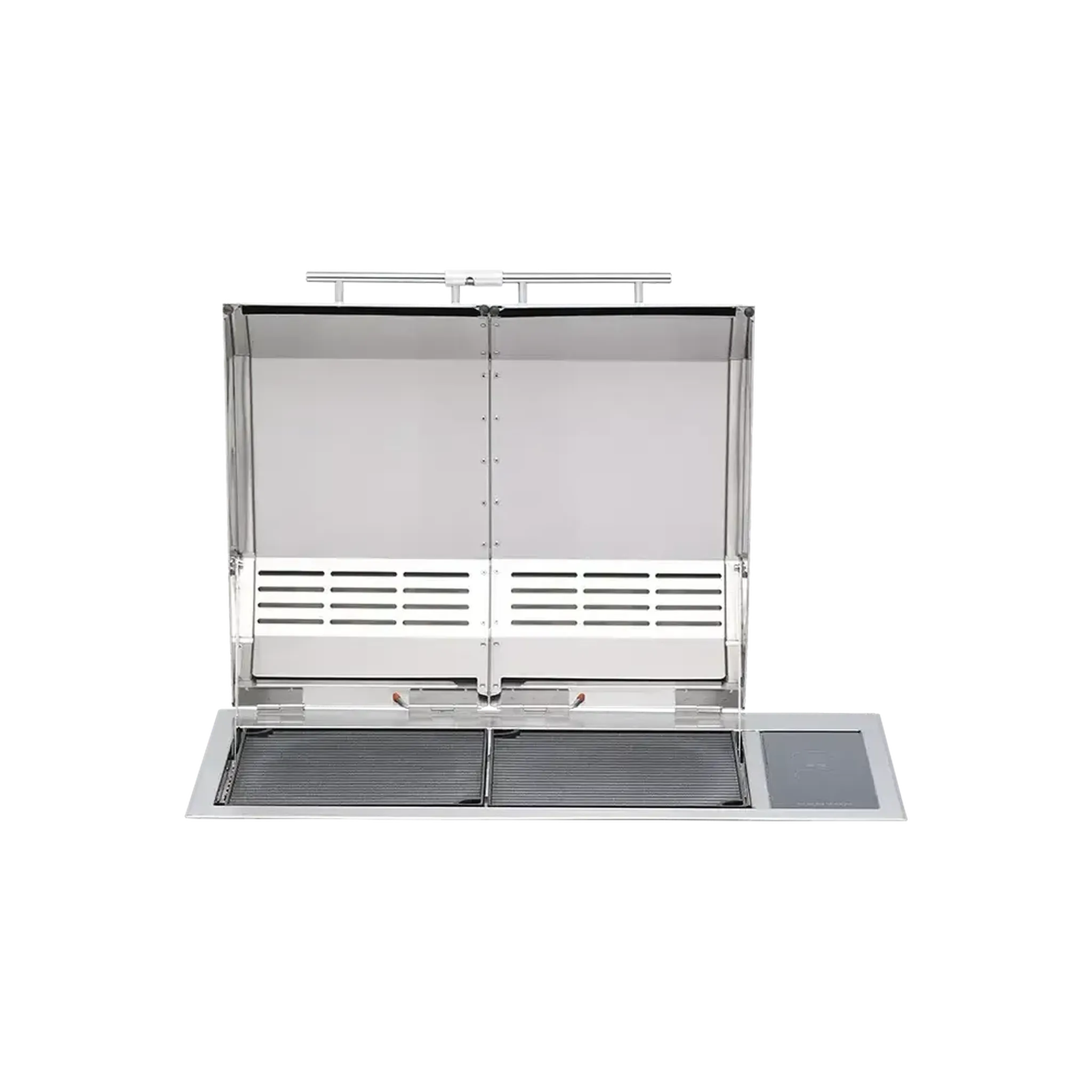 Kenyon Texan 30" 2-Burner Split-Lid Built-In 208V Electric Grill With Touch Control