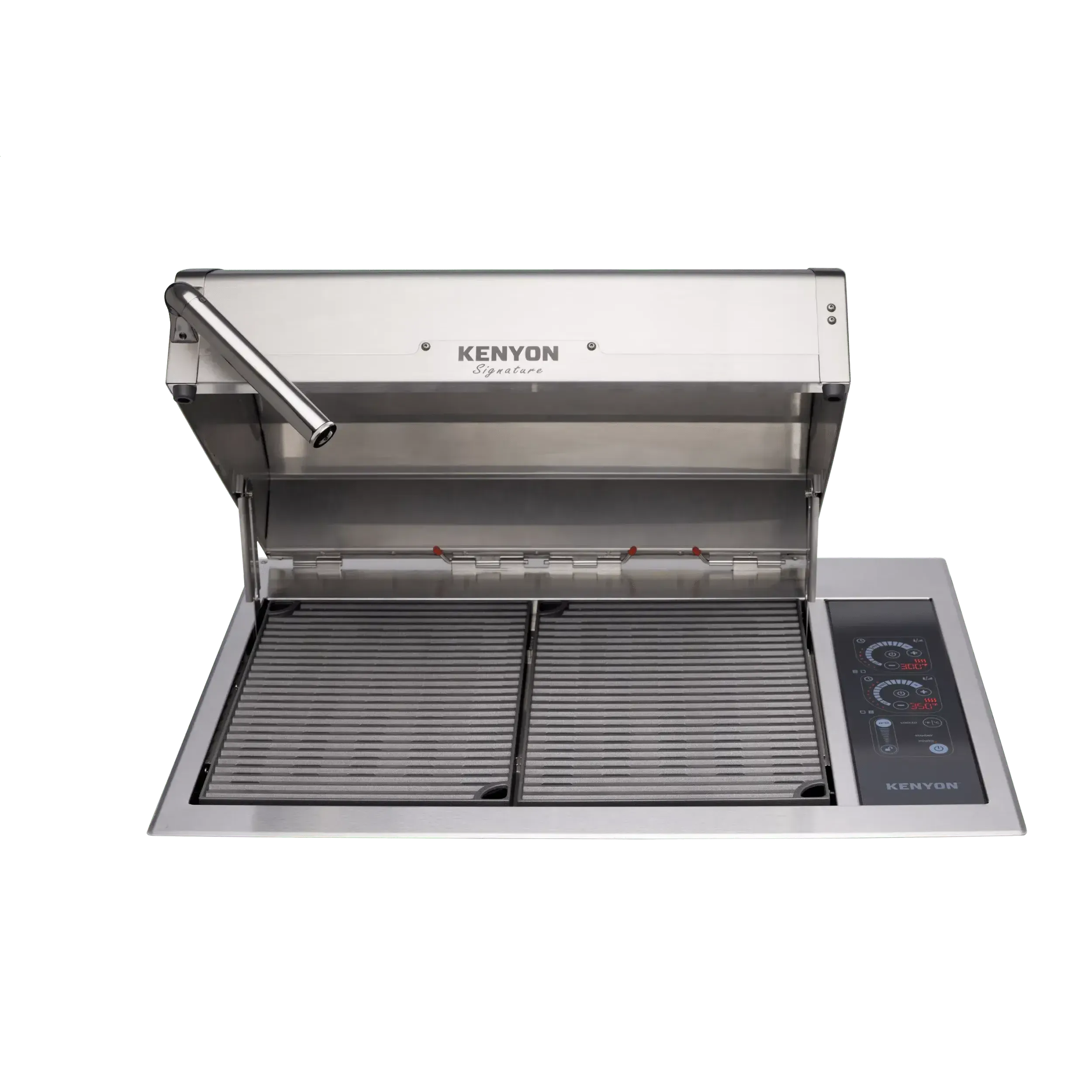 Kenyon Signature 30" 2-Burner Built-In 240V Electric Grill With IntelliKEN Touch Control And Stainless Steel Lid With Lighted Handle And Mounting Holes