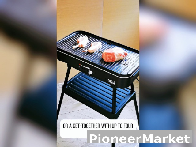 PioneerMarket Compact Balcony Electric Grill - Smokeless Design