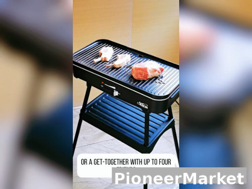 PioneerMarket Compact Balcony Electric Grill - Smokeless Design